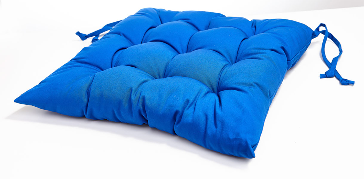 Product: blue pillow.